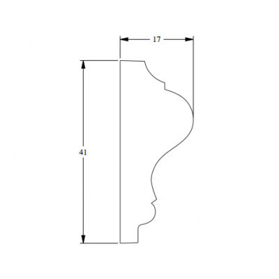Молдинг из полиуретана P8030 Orac Luxxus Бельгия
