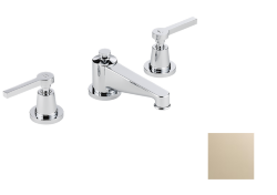 Смеситель для раковины на три отверстия устанавливаемый на борту с донным клапаном, THG Spirit с рукоятками, светлое золото (F30) - G58-151 Смеситель для раковины на три отверстия устанавливаемый на борту с донным клапаном, THG Spirit с рукоятками, светлое золото (F30) - G58-151