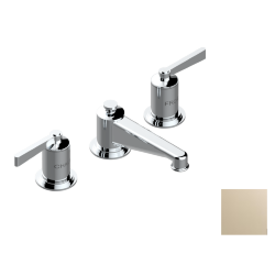 Смеситель для раковины на три отверстия устанавливаемый на борту с донным клапаном, THG Faubourg metal с рукоятками, black ceram (D30) - G2U-151 Смеситель для раковины на три отверстия устанавливаемый на борту с донным клапаном, THG Faubourg metal с рукоятками, black ceram (D30) - G2U-151