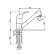Ulgran Смеситель для кухни, U-002-307 U-002 цвет:  терракот