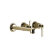 Смеситель для ванны встраиваемый, однорычажный, с переключателем на 2 положения, внешняя часть, Venti20 Gessi цвет: Brass PVD - 65042#710