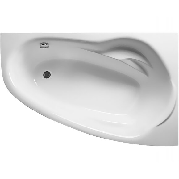 Ванна акриловая R 140x90 белая, Zoya Relisan арт. Гл000001248