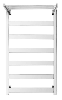 Полотенцесушитель водяной, хром, Secado 100x50, Комано 1 СП - 4603759400761