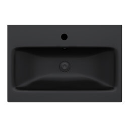 Раковина накладная, встраиваемая, 60 см Gem AM.PM, арт. M90WCC0602BM цвет: черный