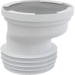 Выпускной патрубок для унитаза гофровый белый Alcaplast  арт. A991-20