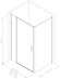 Душевой уголок 90x100 Priority Allen Brau 3.31003.BBA + 3.31021.BBA цвет: черный браш