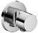 Keuco Запорный вентиль с переключателем на 2 потребителя с выводом для шланга и держателем лейки, Ixmo, 59557 010201 цвет: хром