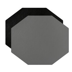 Шестиугольный плейсмат ADJ Италия, 44,5x38 цвет: черный (серый) арт. 0006.01/03 Шестиугольный плейсмат ADJ Италия, 44,5x38 цвет: черный (серый) арт. 0006.01/03