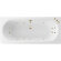 Акриловая ванна Oceana Slim 170x75 с гидромассажем Excellent, WAEX.OCE17S.SMART.BR
