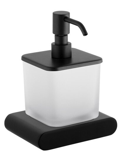 Дозатор для жидкого мыла подвесной REMER Lounge LN13NO, цвет: черный
