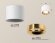 Комплект накладного светильника SWH/PYG (C7510, N7014) современный XS7510024, Ambrella light цвет: белый