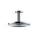 Hansgrohe верхний душ с потолочным кронштейном, EcoSmart, глянцевый хром арт. 27464000