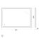 BelBagno Зеркало 90x60, прямоугольное, с встроенным светильником и сенсорным выключателем, арт. SPC-GRT-900-600-LED-TCH