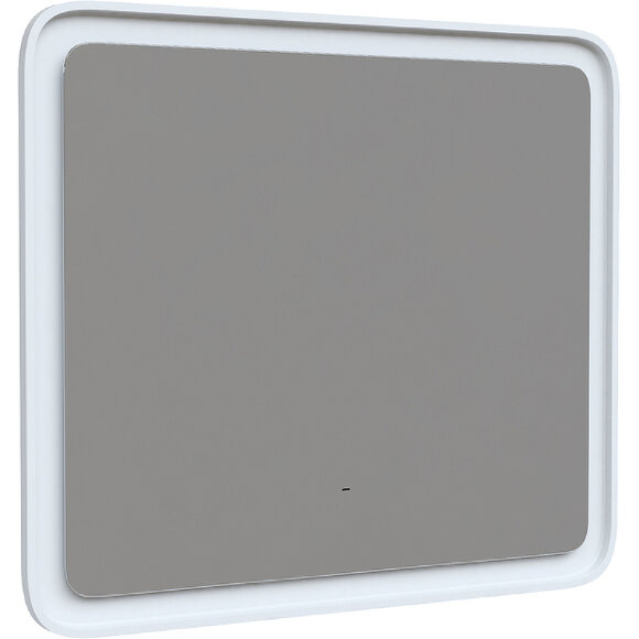 Зеркало Iddis 80 с подсветкой белое матовое c сенсорным выключателем и диммером арт. ESP8000i98