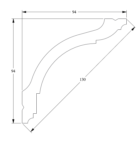 Карниз из дюрополимера CX127 Orac Axxent Бельгия цвет: Белый