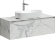 Тумба подвесная SANCOS Stone из керамогранита с одним выдвижным ящиком и столешницей из керамогранита 1200х400х495, керамогранит Statuario white, арт. ST120SV