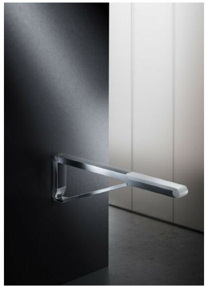 Keuco Складной поручень для установки справа и слева 700 мм, Axess, 35003 010751 цвет: хром, белый