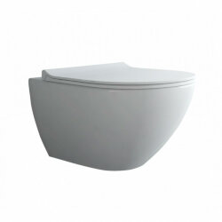 Унитаз подвесной xl rimless 55 см, сиденье дюропласт toma slim so, микролифт, быстросьем Puma Berges арт. 82126