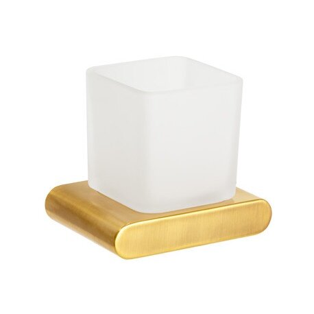 Стакан для зубных щёток REMER Lounge LN15BG, цвет: золото