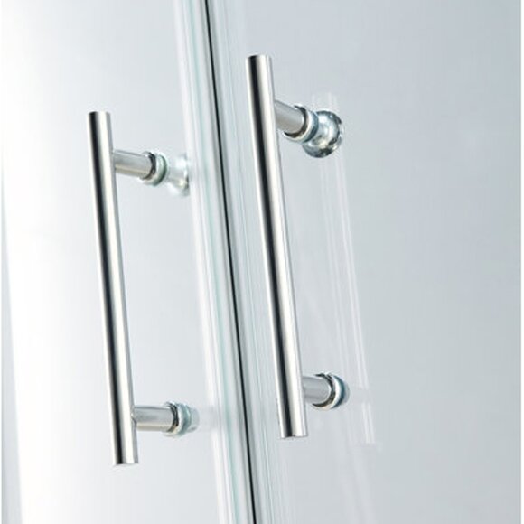 Душевой уголок MOMENTO Хром. стекло прозрачное Cezares - MOMENTO-R-2-90-C-Cr