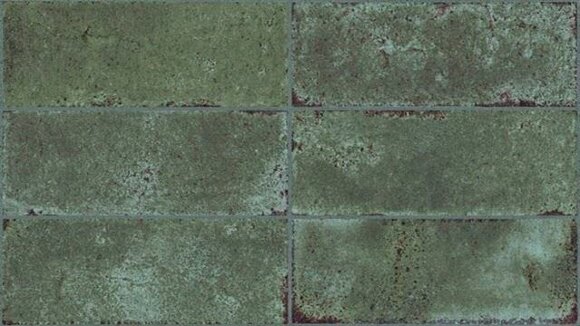 Керамическая плитка Vetri Bricks Green 33,3x59,2 (72 C/P) 100314083 в Москве