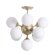 Потолочная люстра, вид современный Fobos Arte Lamp цвет:   - A2704PL-9SG