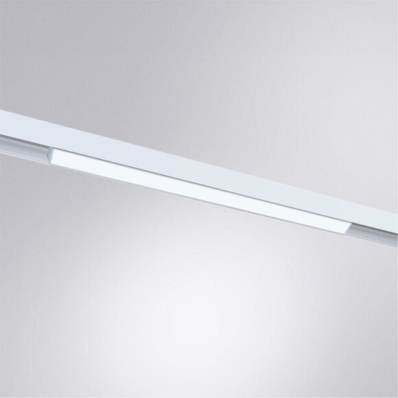 Трековый светодиодный светильник, вид хай-тек Linea Arte Lamp цвет:  белый - A4663PL-1WH