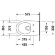 Унитаз подвесной 57.5x36.5см, безободковый, с вертикальным смывом, вкл. креплениеurafix, DURAVIT Architec - 2572090000 цвет: белый
