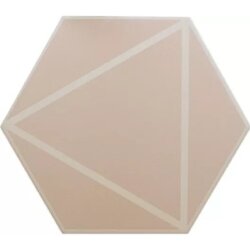 Керамогранит FANCY LINES PINK 20x23 см DNA Tiles  арт. 127022