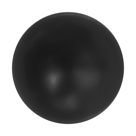 Накладка на слив для раковины ABBER черная матовая, керамика, арт. AC0014MB