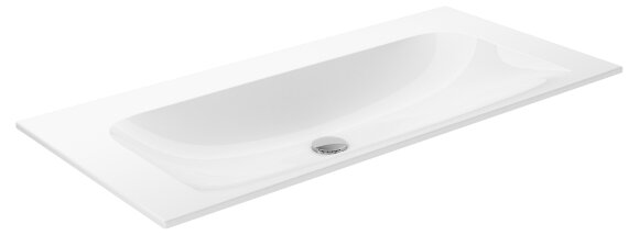 Keuco Раковина встраиваемая 100х49х1.7 см, Plan, 32970 311000 цвет: белый