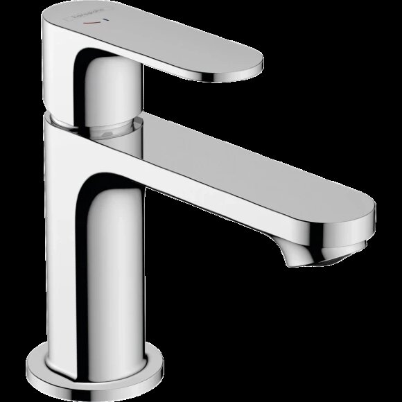 Hansgrohe смеситель для раковины CoolStart без сливного гарнитура, Rebris S, глянцевый хром арт. 72514000