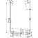 Hansgrohe душевая штанга Comfort 110 см, левосторонняя, Unica, матовый хром арт. 26403400