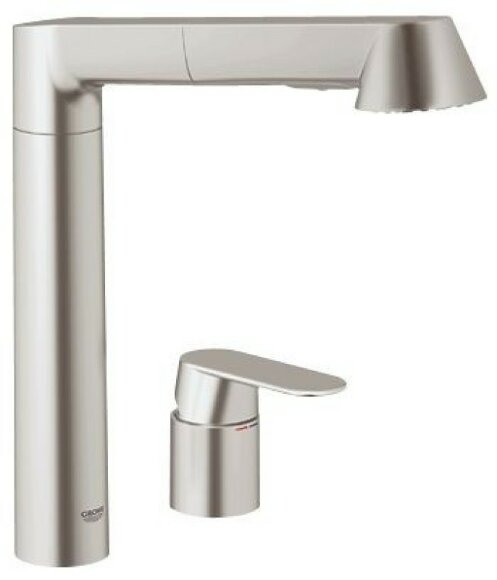 Смеситель однорычажный для кухни 32894 ds0 (супер сталь) GROHE арт. 32894DS0