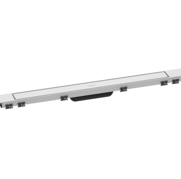 Hansgrohe внешняя часть трапа для душа Plus, 80 см, с регулировкой по высоте, RainDrain Match, матовый белый арт. 56215700