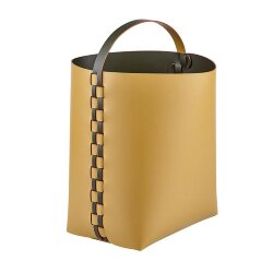 Корзина Helena ADJ Италия, 35x30xH45 цвет: горчичный (оливковый) арт. 3645.40/55 Корзина Helena ADJ Италия, 35x30xH45 цвет: горчичный (оливковый) арт. 3645.40/55