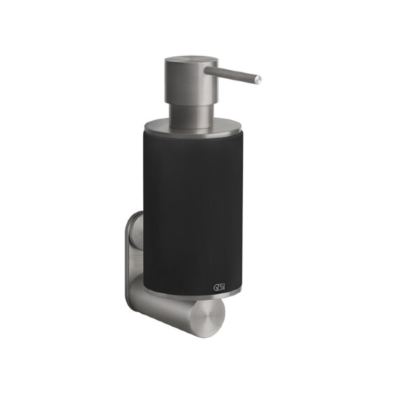 Дозатор для жидкого мыла подвесной, Gessi316 Gessi цвет: шлифованная сталь/черный - 54714#239