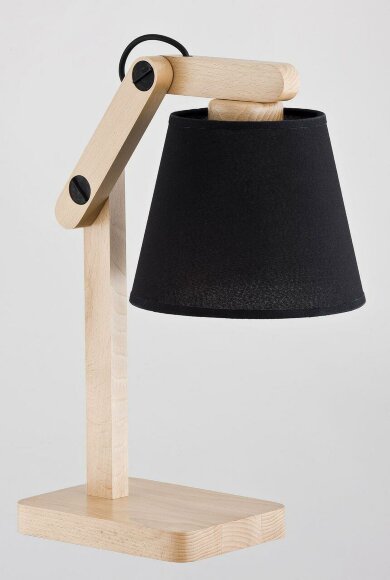 Настольная лампа Joga Black эко 22718, Alfa цвет: черный
