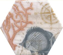 HGD\A337\24020 Керамический декор 20x23,1 Эль Салер глянцевый HGD\A337\24020 Керамический декор 20x23,1 Эль Салер глянцевый