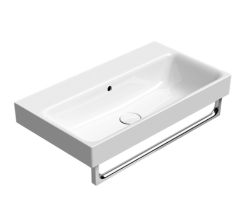 Подвесная раковина GSI NUBES, цвет: белый глянец, арт. 9687111 Подвесная раковина GSI NUBES, цвет: белый глянец, арт. 9687111