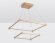 Подвесной светодиодный светильник Comfort Line современный FL5599, Ambrella light цвет: золотой