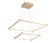 Подвесной светодиодный светильник Comfort Line современный FL5599, Ambrella light цвет: золотой