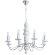 Подвесная люстра, вид неоклассика 6062 Arte Lamp цвет:  белый - A6062LM-8WH