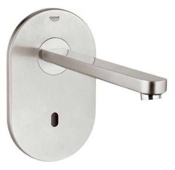 Электронный смеситель для раковины, настенный монтаж (нерж/сталь) GROHE Eurosmart Cosmopolitan E арт. 36334SD0