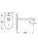 Электронный смеситель для раковины, настенный монтаж (нерж/сталь) GROHE Eurosmart Cosmopolitan E арт. 36334SD0