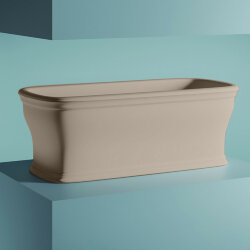 Ванна отдельностоящая, 180х85хh65см, ARTCERAM Neo - ACW003 41 matera, цвет: Коричневый