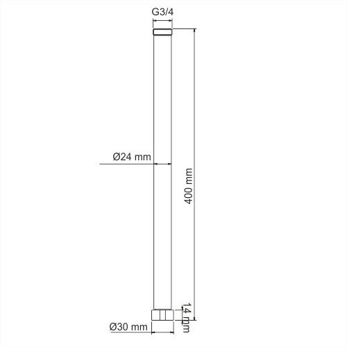 Удлинитель для душевого комплекта A210 WasserKRAFT цвет: Черный Удлинитель для душевого комплекта A210 WasserKRAFT цвет: Черный