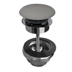 Донный клапан клик KERASAN Nolita, 923389 цвет: Ferro matt Донный клапан клик KERASAN Nolita, 923389 цвет: Ferro matt