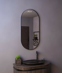 Зеркало в тонкой раме Miralls Ameli 60х120 см Ameli60 Зеркало в тонкой раме Miralls Ameli 60х120 см Ameli60