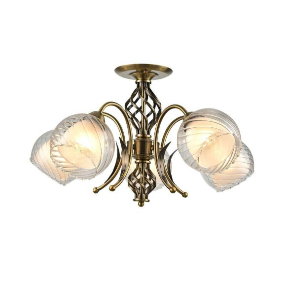Потолочная люстра, вид модерн Dolcemente Arte Lamp цвет:  белый - A1607PL-5AB